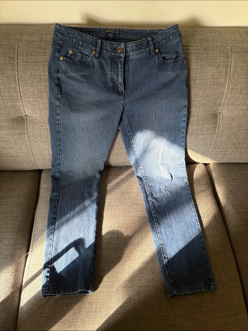 J. McLaughlin Classic Skinny Leg Blue Jeans